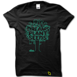 Image of Dreams Plant Seeds - Black Kids T-shirt