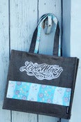 Image of  BLUE Love Mercy Farmhouse Tote Bags!