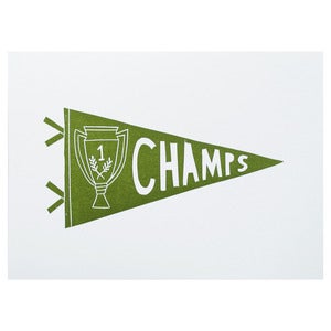 Image of Champs Pennant print