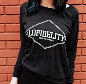 Image of Fear The Underdog // Black Slouchy Pullover
