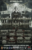 Image of BUILDING TEMPLES FROM DEATH FEST 2013