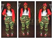Image of army fatigue pants
