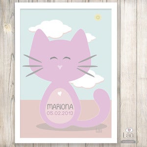 Image of Lámina de Nacimiento ·Gatita Susanita·