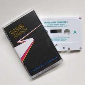 Image of TURQUOISE SUMMERS / A TOUCH OF TURQUOISE / CALI G FUNK CASSETTE