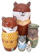 Image of The (Mini) Fantastic Mr. Fox Nesting Dolls