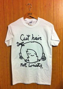 Image of Cut Hair Not Wrists ( Tee ) 