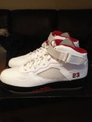 Image of Air Jordan X AF1 5 Fusion "Fire Reds"