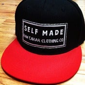 Image of Black and Red Classic Self Made Snapback