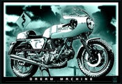 Image of DREAM_MACHINE_Ducati_900SS_motorcycle_poster_motorcycle_print