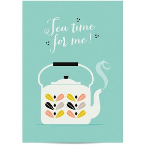 Image of Affiche Tea time for me