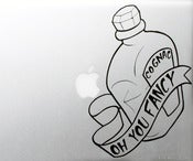 Image of Oh You Fancy Booze Bottle Vinyl Decal
