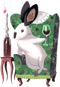 Image of PRINT - Classy Rabbit