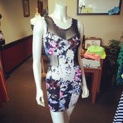 Image of Sheer Splatter Dress