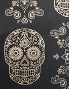 SAMPLES of Day of the Dead Sugar Skull Wallpaper