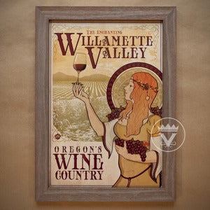 Image of The Enchanting Willamette Valley - Art Print