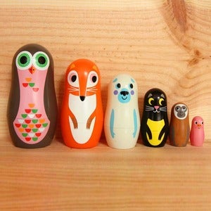 Image of Animal Matryoshka Dolls by Ingela P. Arrhenius