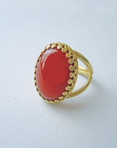 Image of Alecta Carnelian Ring