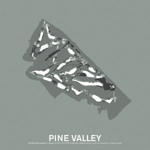 Image of Pine Valley Golf Club Screenprint Poster