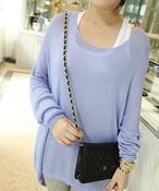 Image of Lilac Oversize Knit Top