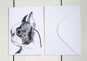 Image of Boston Terrier Greeting Card