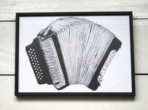 Image of Accordion A4 Print