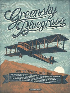 Image of Greensky Bluegrass - Late Winter tour poster