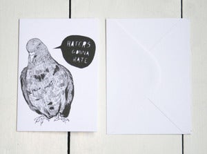 Image of 'Haters Gonna Hate' Greeting Card