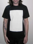 Minimal White Space <br>Men's Black T-Shirt