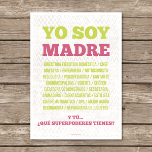 Image of Lámina "Yo Soy Madre..."