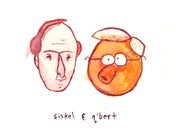 Image of Siskel & Q*Bert