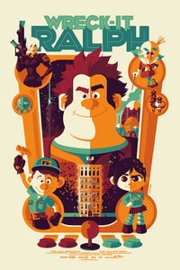 Image of "wreck-it ralph" regular edition AP screenprint