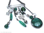 Image of Celtic Kilt Pin Necklace