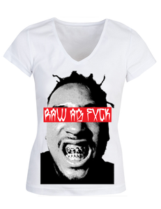 Image of Raw Like Dirt v-neck white