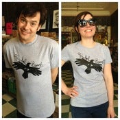 Image of Grey Black Bird Shirt