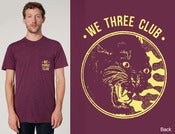 Image of Panther Club - Cranberry Pocket tee