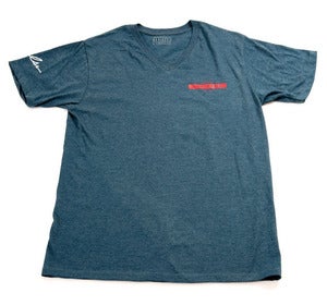Image of Horizon V Neck in Navy Heather