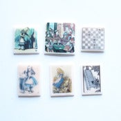 Image of Sale Lot 315: 6 x Alice in Wonderland Pendants