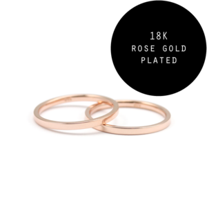 Image of Sandie. 2 Rose Gold Above Knuckle Rings