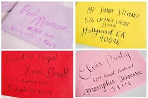 Image of Calligraphy addressing deposit