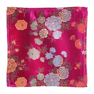 Image of Pocket Square Fuchsia