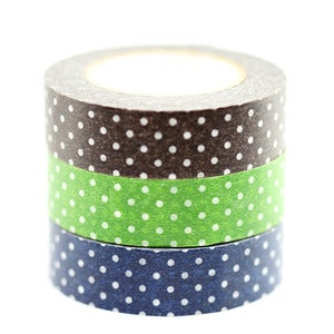 Image of Rich Shades Dot Washi Tape