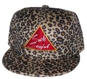 Image of Joe Rocken's "The All Over" Leopard Print Strap Back Hat Exclusive Design