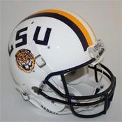 Image of White LSU Replica Football Helmet
