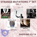 Image of Strange Mutations 7" set Vol. 1 Eat Skull, Beaters, Far Corners, Audacity/Big Eyes, Stalins of Sound