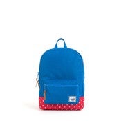 Image of HERSCHEL settlement kids, cobalt/red polka dot