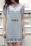 Image of Vintage T-dress - grey