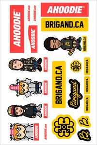 Image of HUGE 21 STICKERS VINYL PACK