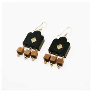 Image of Garden Window Earrings - Opaque