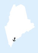 Image of Maine Anchor Print