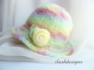 Image of Newborn Felted Hat Pattern